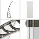 thumbnail image 3 of Zimtown - Toldo para Puerta Delantera de Patio, 39,37 x 118,11 Pulgadas, Tablero Transparente y Soporte Gris, 3 of 8