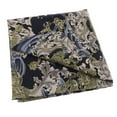 thumbnail image 5 of YsXoWiui 2 Meters Metallic Gold Asian Dragon Cotton Fabric Sewing Craft Deep Blue, 5 of 9
