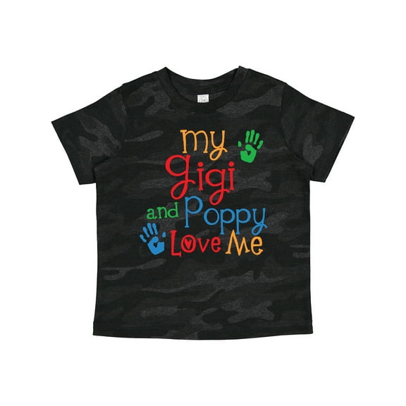 Inktastic My Gigi and Poppy Love Me Boys or Girls Toddler T-Shirt