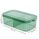 thumbnail image 3 of Caja rectangular para conservar frescos con tapa - Recipiente de plástico para almacenar alimentos en nevera, snacks, frutas, preparación de comidas, 3 of 4