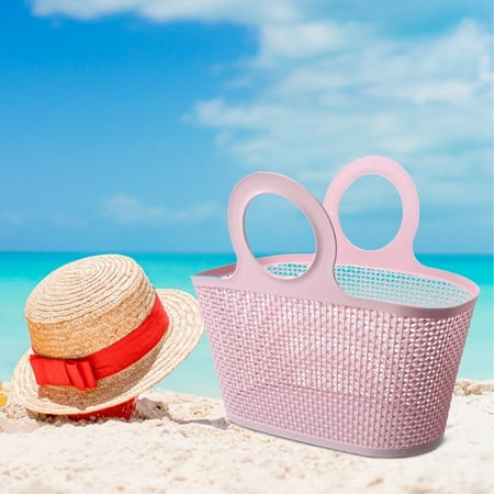

Christmas Clearance! SuoKom Plastic Beach Bags Waterproof Sandproof Outdoor Plastic Portable Travel Bags Washable Tote Bag For Beach Sports Market