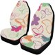 thumbnail image 1 of ABPHQTO Juego de 2 fundas para asientos de coche Color mariposa Universal Auto asientos delanteros Protector apto para coche, SUV sedán, camión, 1 of 3