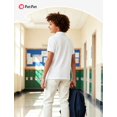 thumbnail image 4 of PatPat Boys Polo Shirts Short Sleeve Collared Button Placket School Tops13-14Y, 4 of 7