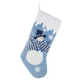 thumbnail image 4 of Etistta Classic - Medias Navideñas Azules De 19 Pulgadas, Juego De 3, Decoración Navideña Azul Y Blanca, Medias De Nieve Con Apliques De Terciopelo Para Decoraciones Navideñas De Chimenea, Muñeco De N, 4 of 5