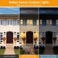thumbnail image 2 of Luz exterior con sensor de movimiento FNYUSLET, 2 unidades, negra, impermeable, 2 of 7