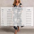 thumbnail image 3 of Lnmiateer Women Beach Vacation Swing Dress Collared 3/4 Sleeve Button‑Down Loose Fit With Side Pockets Casual Going‑Out Outfit, 3 of 7