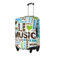 thumbnail image 2 of PAYOHTO Highly Elastic Spandex Suitcase Cover Luggage Cover Large Fits 25 to 28 Inch ILove Music, 2 of 8
