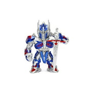 Jada Toys Metalfigs Transformers- The Last Knight Optimus Prime (M407) Metals Die-Cast Collectible Toy Figure, 4", Multicolor