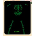 thumbnail image 4 of Bellafa Unisex Kids Skeleton Pajamas Glow in the Dark 100% Cotton Sleepwear Toddler Girls Boys Skull Halloween Pjs Sets 3-8T, 4 of 7