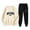 Beige, variant on TJAZFJPA Sexy White Outfit for Women Women Two Piece English Print Long Sleeved Sweatshirt Club Outfits Denim Two Piece Outfits for Women