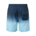 thumbnail image 5 of Mens Board Shorts with liner 5 Inch Breathable Quick Dry Swim Trunks Holiday Beach Lightweight Casual Boxer Shorts Summer Blue L, 5 of 7