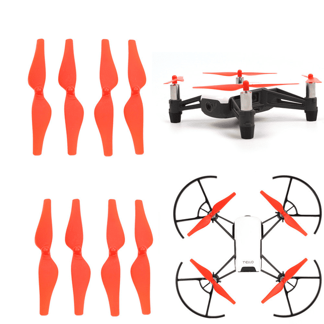 TIELUTT 8pcs Quick Release/Lock Propellers CCW CW Props for Tello Mini Flying Paper Back Pro Smart Car Mini Way to Play Hand Controlled