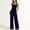 Navy, variant on Purcolt Womens 2 Piece Sets Comfort Breatnable Crew Neck Sleeveless Tank Tops and Wide Leg Pants Outfits Lightweight Slim Fit Loungwear Tracksuits for Yoga Gym Running