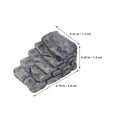 thumbnail image 2 of SHOWERORO 12Pcs Grey Miniature Stone Steps for Garden Walkway Path with Resin Material, 2 of 6