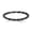 Black, variant on Fine Jewelry 925 Sterling Silver Rhodium Rice Bead Ring for Women Size 10