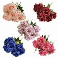 thumbnail image 7 of Decoration Simulation 7-Head Flower For Weddings Home Decor Red Blue Purple, 7 of 7