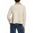 thumbnail image 2 of CeCe womens  Wool-Blend Peplum Sweater, xs, Tan, 2 of 3