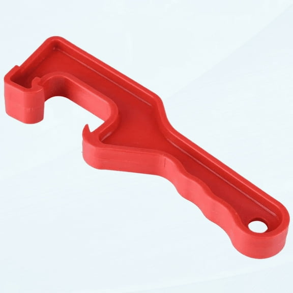 Bucket Opener, Plastic Bucket Pail 5 Gallon Paint Can Lid Easy Opening Wrench Remover Tool For Home Office Garage Industrial Use (Red), Bucket Opener, Plastic Bucket Pail 5 Gallon Paint Lid Opene