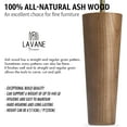 thumbnail image 3 of 6 inch Walnut Ash Wood Furniture Legs, LAVANE Set of 4 Mid-Century Modern Tapered Wooden Replacement Feet with Pre-Drilled 5/16 Inch Bolt & Mounting Plate & Screws for Sofa Couch Bed Armchair Ottoman, 3 of 7