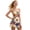 Boho Flowers, variant on Yuyamidu Green Palm Leaves Womens Tennis Dress Built in Shorts Tropical Spaghetti Straps Exercise Workout Dress with Pockets Golf Athletic Dresses for Women Size XS
