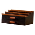 thumbnail image 2 of Expositor de perfumes para hombre, organizador de mostrador de 3 niveles, versátil, de madera, para tocador y maquillaje., 2 of 8