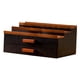 thumbnail image 2 of Expositor de perfumes con soporte de madera de 3 niveles, organizador para maquillaje, cuidado de piel, tocador, baño y dormitorio., 2 of 8