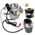 thumbnail image 1 of Carburador, colector de admisión y filtro de aire, motor GY6 de 150 cc, 1 of 7