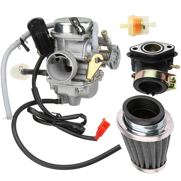 Carburador, colector de admisión y filtro de aire, motor GY6 de 150 cc