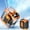 Orange, variant on Ycandiee Portable Waist Fan, Cool Clip Fan, Under Shirt & Belt Fan, Lightweight, Rechargeable, Outdoor Activities
