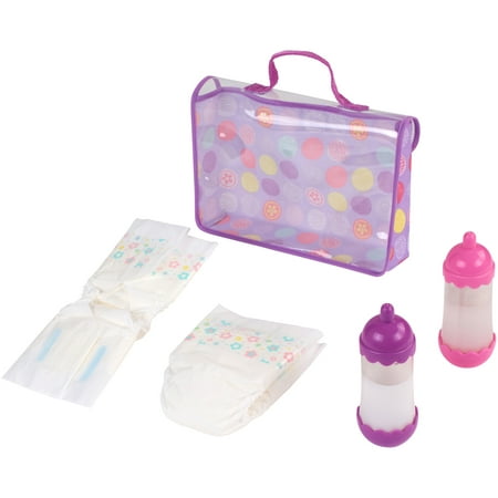 My Sweet Love Baby Doll Diaper Bag 5-Piece Play