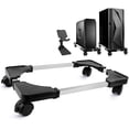 thumbnail image 1 of Support Tour pour Ordinateur, Support Mobile Réglable pour CPU avec Roulettes Pivotantes, Support Tour pour PC pour Plancher, Tapis, Boîtier de PC de Jeu, Convient au Bureau à Domicile sous le Bureau, 1 of 6