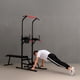 thumbnail image 4 of Mastery Brand Torre Gym Multifuncional, Banco Para Ejercicio Multiposiciones con Barra para Dominadas, Fondos, Pesas y Barra Olímpica, Kit de Gimnasio en Casa Ajustable, 6 Posiciones, 4 of 7