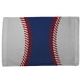 thumbnail image 1 of Baseball League Blue and White All Over Sport Towel, 1 of 1