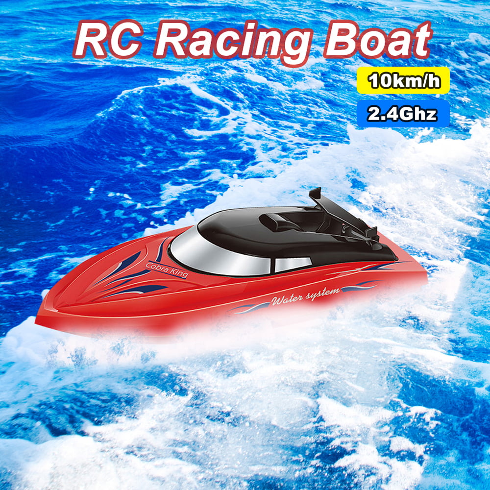 Remote Control Boats for Pools and Lakes,2.4G RC Boat 15km/h High Speed Boat Toys for Kids Adults Boys Girls（Blue） N511