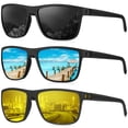 thumbnail image 1 of Gafas de sol KALIYADI polarizadas ligeras con visión nocturna para hombre, 1 of 8