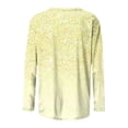 thumbnail image 5 of DPTALR T-shirt Décontracté à Carreaux Col en V Manches Courtes pour Femmes Haut Ample, 5 of 5