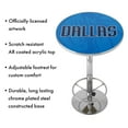 thumbnail image 5 of Dallas Mavericks Fade Bar Table with Adjustable Footrest and Acrylic Top, 5 of 5