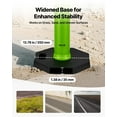 thumbnail image 4 of Green Delineator Posts 48 Inches Tall, Set of 3 - Features Weighted Rubber Base and Reflective Strips for Enhanced Traffic Safety at Work Sites, Parking, Events, 4 of 10