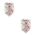 thumbnail image 4 of Greeniant Pet Slobber Tie Bufanda Pañuelo Toalla ajustable Regalo de vacaciones Baberos Blanco Blanco 2piezas Greeniant CBP281141, 4 of 6