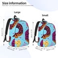 thumbnail image 4 of Rocae Donuts for Durable Canvas Backpack Leisure Large Bag Travel Rucksack Multi-function Backpack Medium, 4 of 8