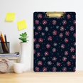 Red Firework Recipes FORMRS Acrylic Clipboard with Low Profile Clip Standard A4 Letter Size ...