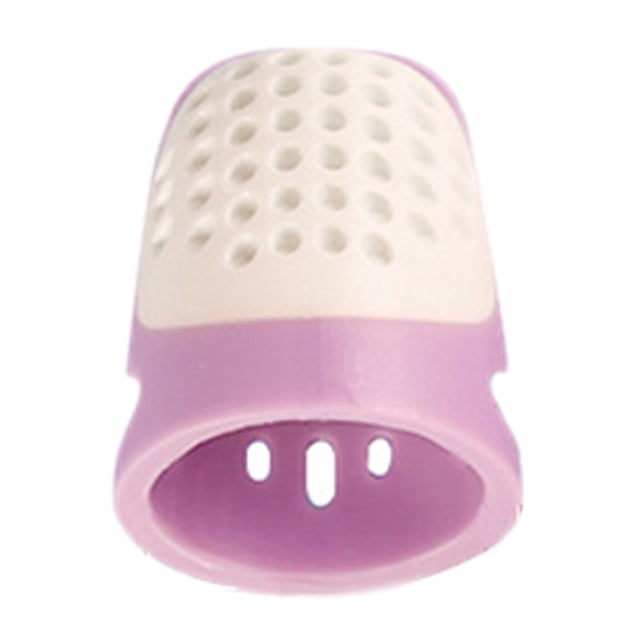 Protector Puntas Los Dedos Dedal Silicona Portátil para Costura Artesanal