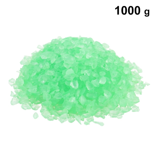 CIMAXIC 2 Pcs Sable en Verre Sable Décoratif pour Vases Micro Paysage Vert