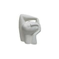 thumbnail image 2 of Benjara BM312576 16 in. Statuette Head Figurine with Contemporary Style White Resin, 2 of 5