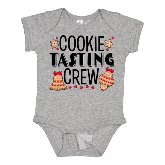Inktastic Christmas Cookie Tasting Crew with Holiday Cookies Boys or Girls Baby Bodysuit