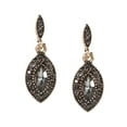 thumbnail image 4 of SOHI Women Brown Rhodium-Plated Stone Studded Jewellery Set, 4 of 6