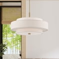 thumbnail image 6 of 52138-01 Livex Lighting Monroe - 5 Light Pendant In Timeless Style-17 Inches Tall and 24 Inches Wide-Antique Brass Finish    -Traditional Installation, 6 of 14