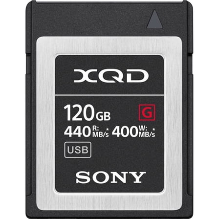 Open Box Sony Professional XQD G Series 120GB Memory Card (QD-G120F/J)