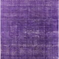 thumbnail image 1 of Ahgly Company Machine Washable Indoor Square Industrial Modern Purple Flower Purple Area Rugs, 4' Square, 1 of 7