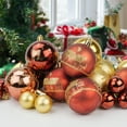thumbnail image 4 of PayUSD Christmas Balls Ornaments for Christmas Decorations 44 pcs Xmas Christmas Tree Shatterproof Ornaments Set for Holiday Wedding Party Decoration (1.18"-2.36", Coffee & Gold), 4 of 9